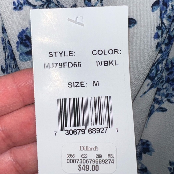 Stilettos Floral maxi dress sz M - Picture 5 of 7